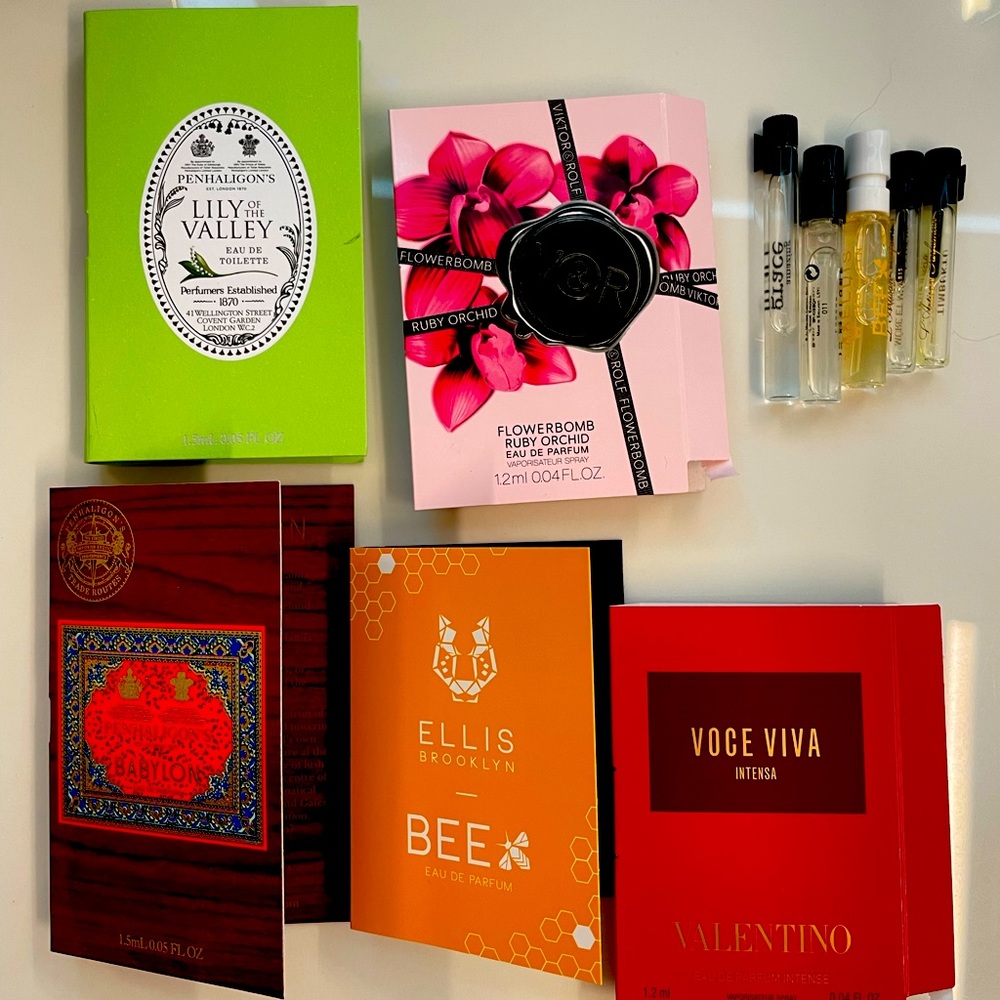 9 sample perfumes